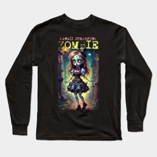 Kawaii Steampunk Zombie 03 Long Sleeve T-Shirt